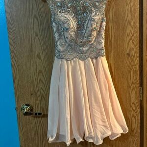 Elegant blush  Pink Prom Dress